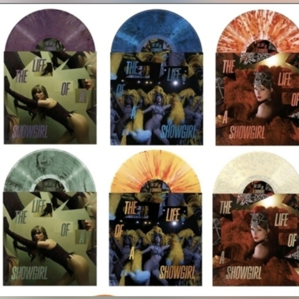 The Life Of A Showgirl Vinyl Variants Taylor Swift x6